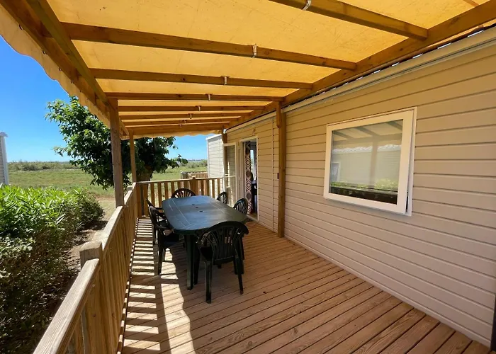Mobilhome-vue Lac-4 étoiles -lac Des Rêves Lattes