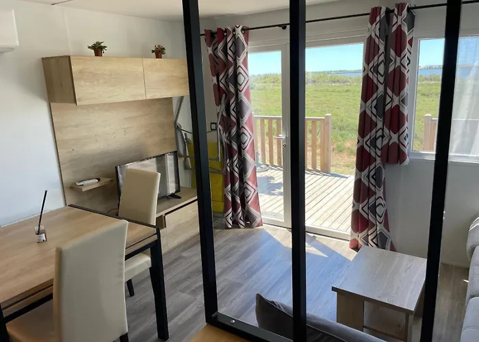 Mobilhome-vue Lac-4 étoiles -lac Des Rêves * Lattes